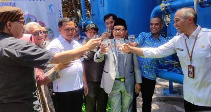 Resmikan SPAM, Wali Kota Sutiaji Berharap Malang Tak Kekurangan Suplai Air Minum